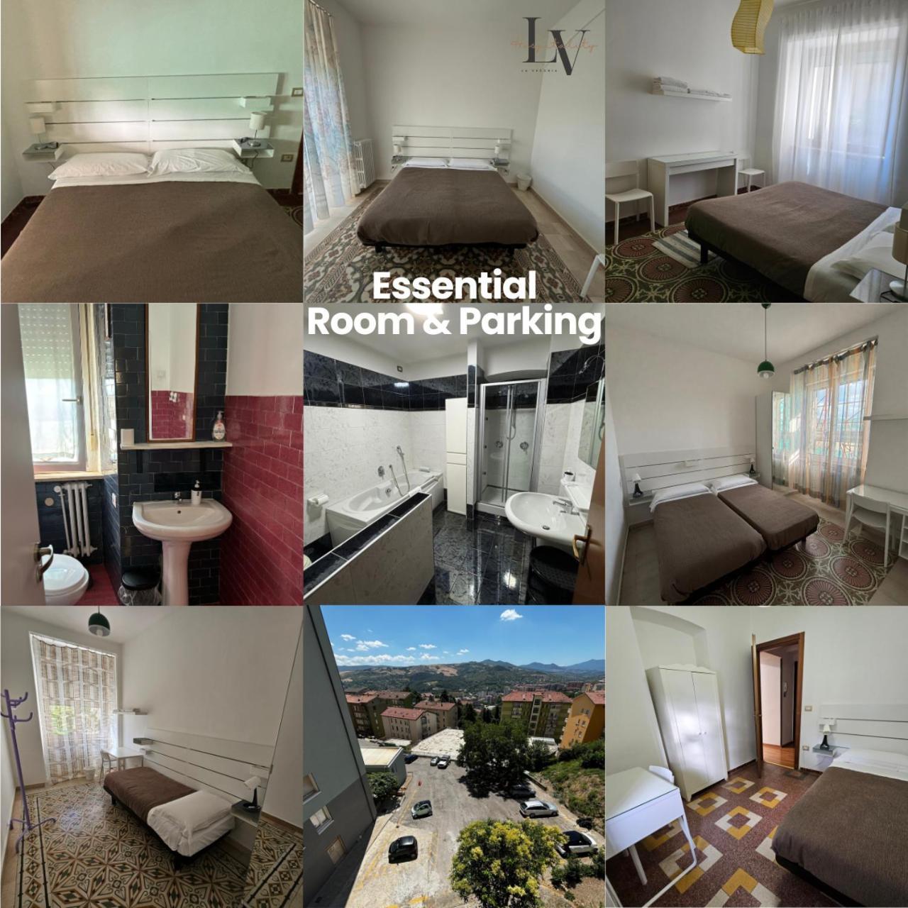 Essential Room & Parking In Centro Citta Con Parcheggio Privato E Wifi Potenza Eksteriør bilde